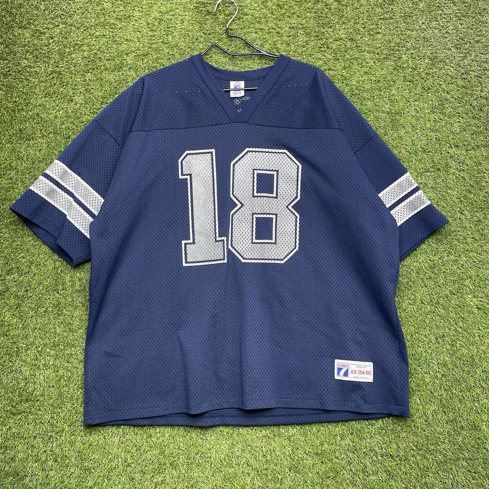 Vintage Logo 7 Bernie Kosar Dallas Cowboys Jersey Mens 2XL Made in USA #18